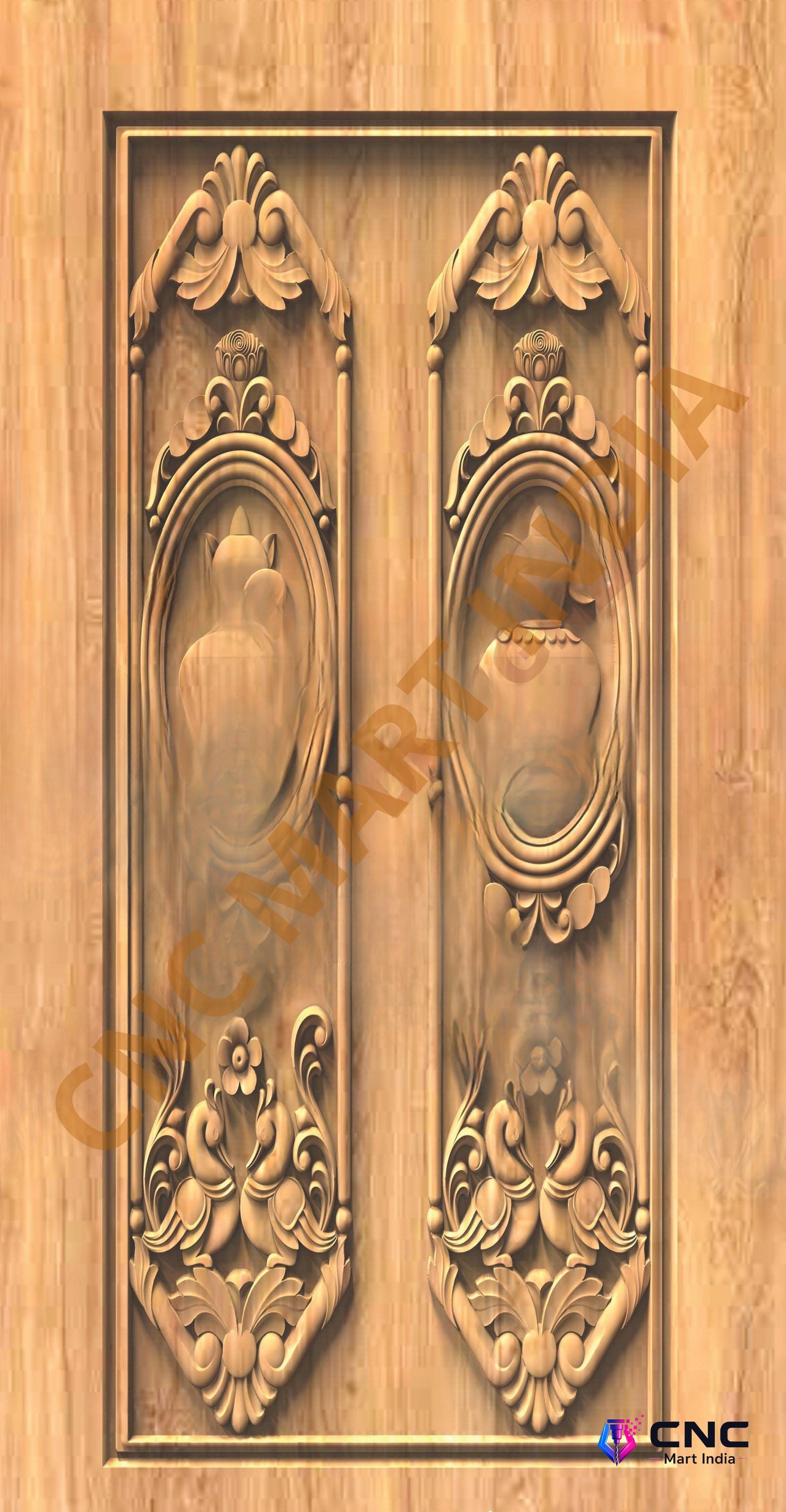 GSK EMBOSSING - EMD-20 Divine Carved Relief CNC Design